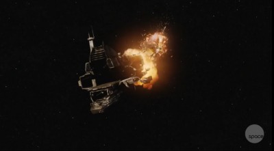 Dark Matter S01x05 Blowing up the freighter