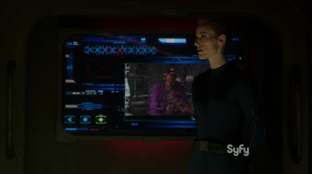 Dark Matter S1x03 The Android briefs the crew