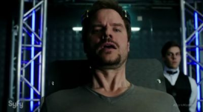 Dark Matter S2x09 Three is injected with the black entity by Rook