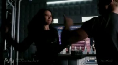 Dark Matter S2x09 Two battles the beefy synthetic human