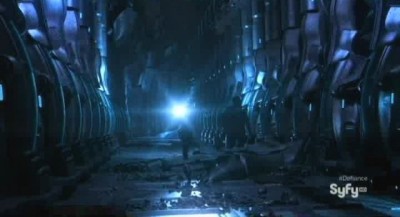 Defiance S1x01 - The interior of a crashed Ark ship