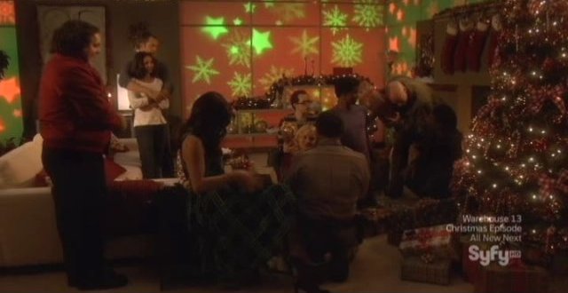 Eureka! It’s Christmas – Do You See What I See? It’s Edward James Olmos as Rudy the Dog!