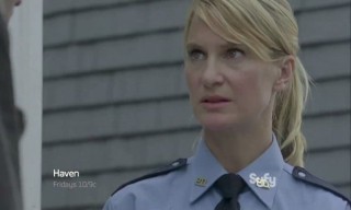 Haven S4x06 - Officer Rafferty is on hand to see the frozen stiff