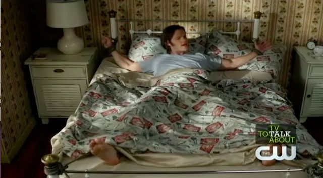 Supernatural S7x08 Sam tied to a bed Sam tells Becky that Guy is the one 