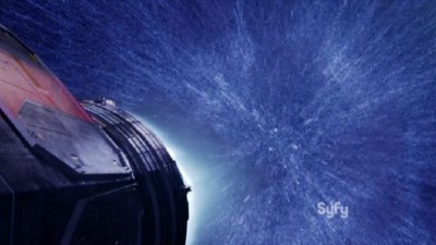 The Expanse S1x04 The Donnager self destructs