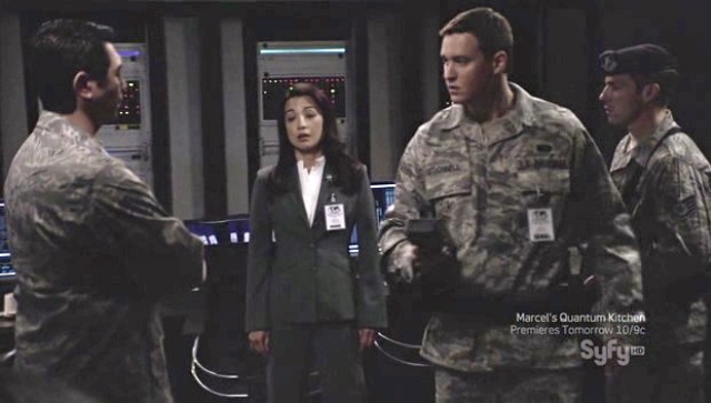 Brian McCaig on Stargate Universe - Iamge courtesy Syfy