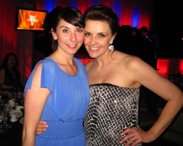 Krista Rand and Amanda Tapping at Leo Awards