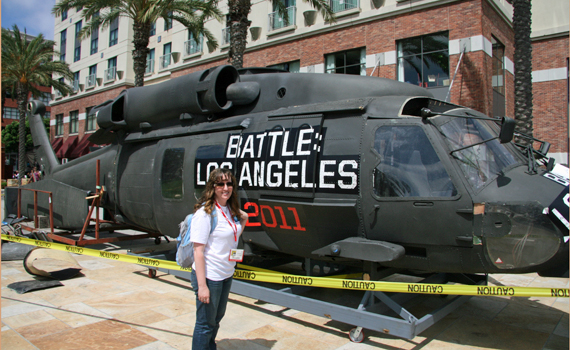 Battle Los Angeles helicopter and me