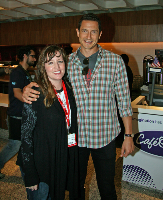 Me with Sasha Roiz