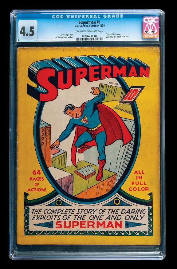 Superman Comics No. 1 1939