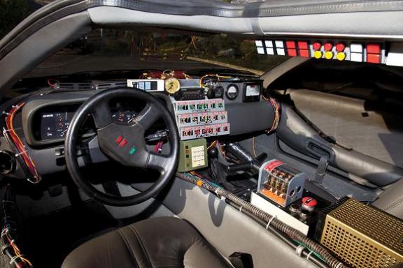 The iconic DeLorean Time Machine from Back to the Future!