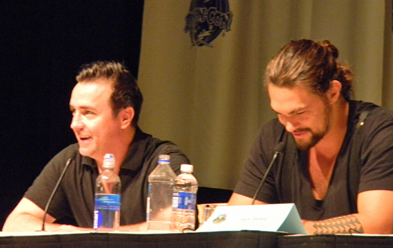 Paul McGillion crashes the panel & Jason Momoa