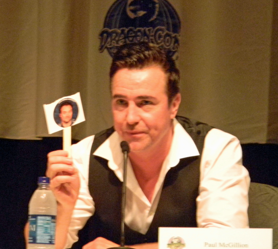 Paul McGillion and David Hewlett on a stick :D