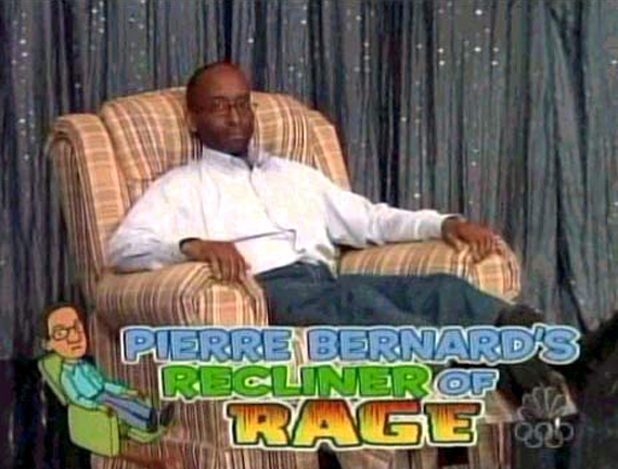 Pierre Bernard in his Recliner of Rage