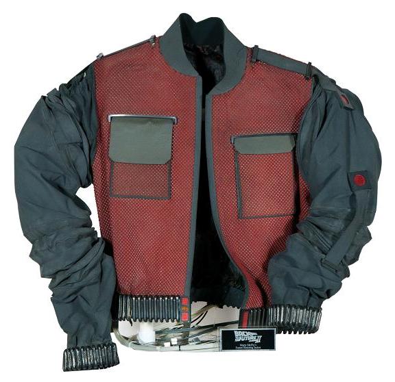 Screen-used Michael J Fox Marty McFly resizing future jacket!