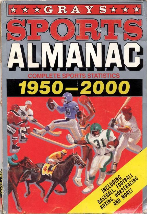 Screen-used Grays Sports Almanac!