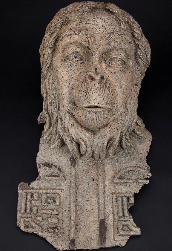 Beneath the Planet of the Apes Bleeding Lawgiver statue