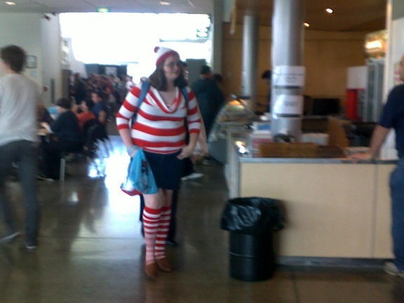 Lunchtime was spent finding Wally...