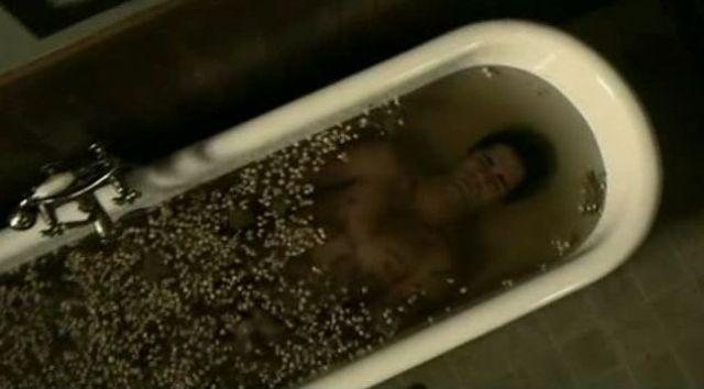 Aiden in the bath