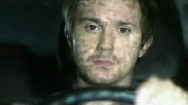 Josh driving in the rain