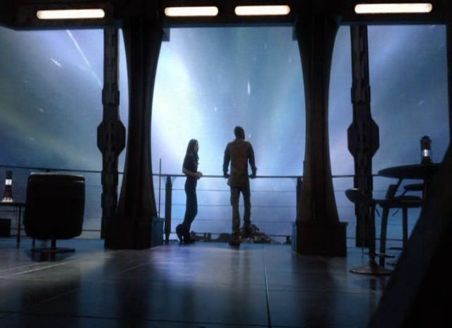 SGU S2x13 - Camile and Greer on the observation deck