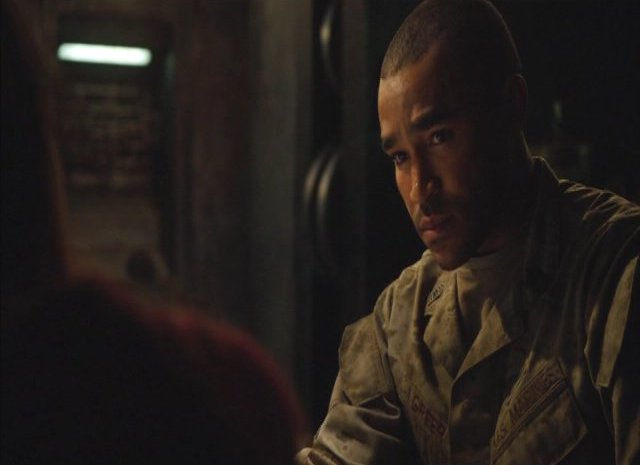 SGU S2x13 - Jamil Walker Smith as Greer in communications room