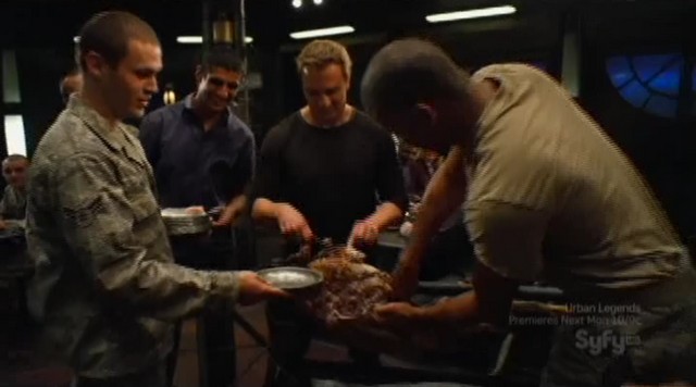 SGU S2xE16 The Hunt - Varro carves the meat