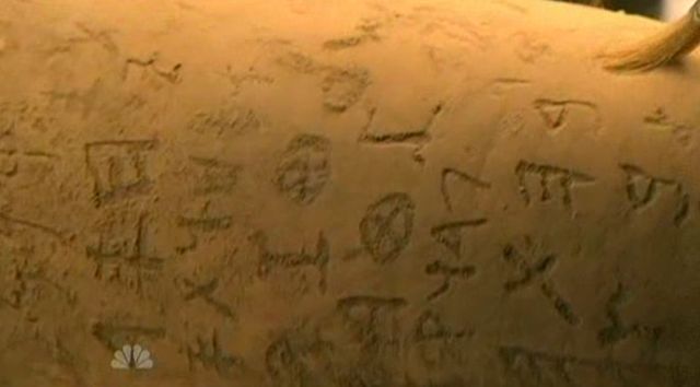 The Event S01x16 Close up of Glyphs