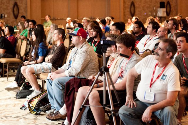 The Composers Panel 2011 crowd 