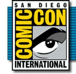 Comic-Con International Logo banner blue - Click to learn more at the official web site!