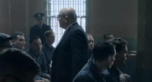 Alcatraz S1x09-Warden James preaching 