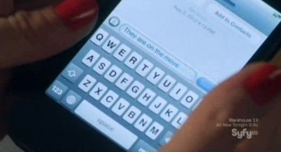 Alphas S2x06 - Dani Rosen sends text message they are on the move