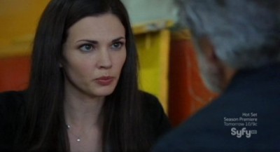 Alphas S2x08 - Nina learns from Rosen that Dani is the spy