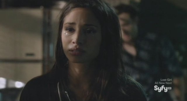 Being Human S3x06 - Sally with tears in her eyes makes the Faustian bargain