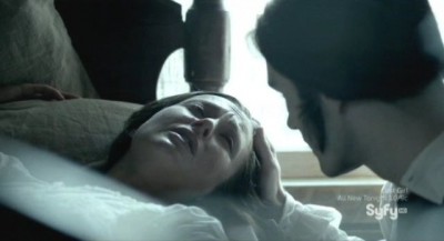 Being Human S3x10 - Aidan tends to his wife Susanna who has just lost their child during labor