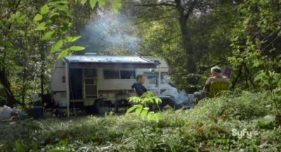 Being Human S3x10 - Josh and Pete commune in the forest