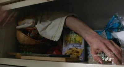 Being Human S3x10 - Josh discovers fresh meat in the cupboard!