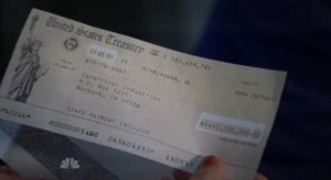 Chuck S5x03 - A 2 million plus check for Team Chuck