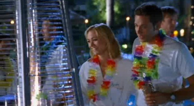 Chuck S5x04 - Chuck and Sarah party by the pool