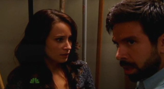 Chuck S5x04 - Morgan safely stashes Alex in closet