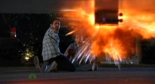 Chuck S5x04 - Morgans sled goes KABOOM