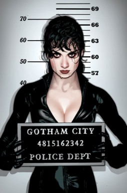 Catwoman under arrest
