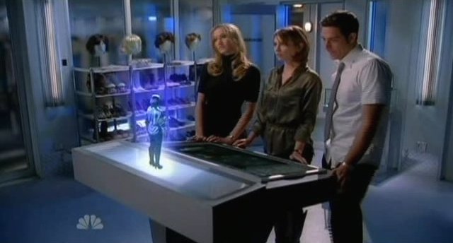 Chuck S4x17 In the holo room with cool toys