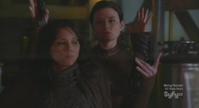 Continuum S1x02 - Kiera says F__K it when releasing Sonya Valentine