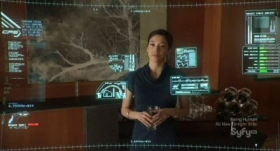 Continuum S1x04 - Kiera scans Doctor Dobeck and knows she is lying