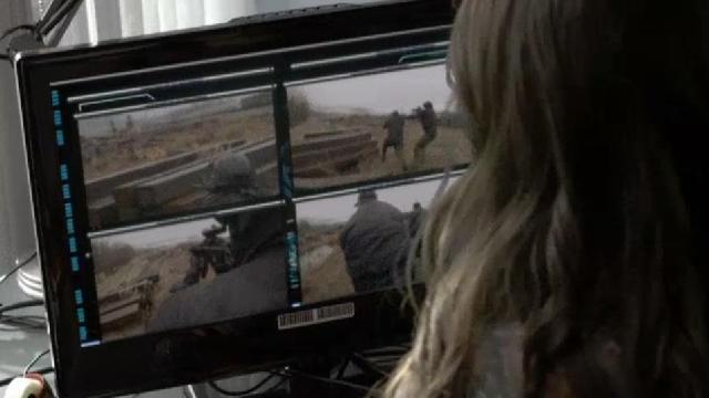 02x02Continuum Betty watches gunfire on cameras