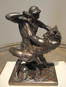 Theseus slaying the Minotaur - Click to learn more!