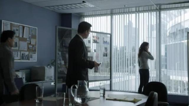 Continuum S2X04Gardiner sits close to Kiera as she talks