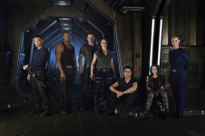 Dark Matter Main Cast - Image courtesay of Syfy 