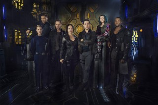 Dark Matter Main Cast - Image courtesy Syfy